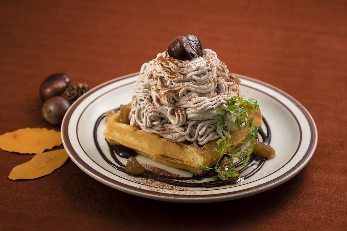 世界のビール博物館「マロンクリームワッフル」2480円 ソラマチ限定