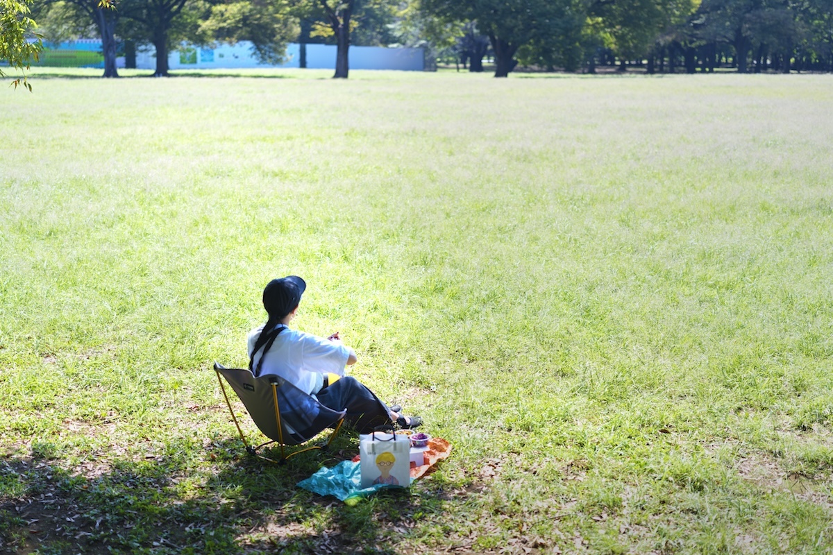 この日は人が少なくて最高のひとりチェアリング日に!