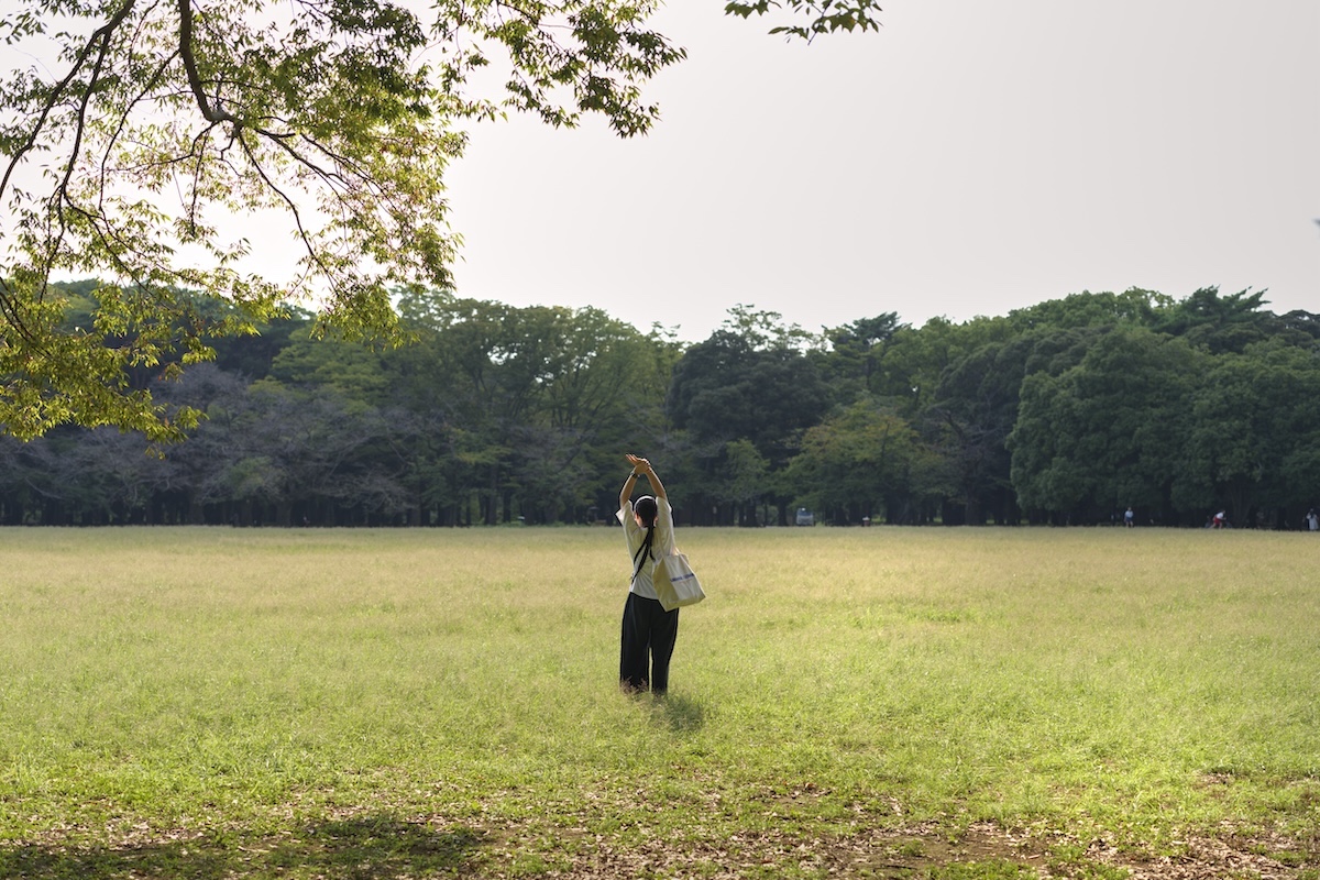 すべて片付けて帰るところ