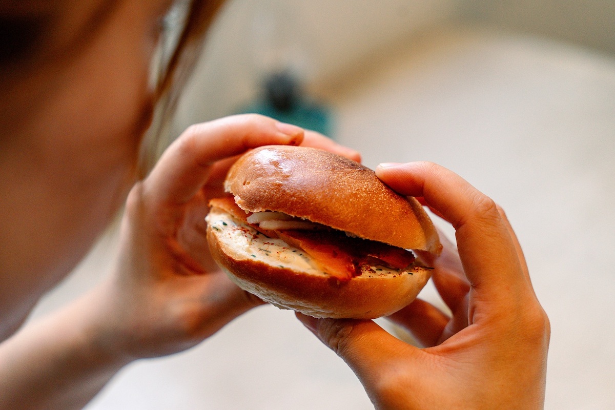 手作りのベーグル