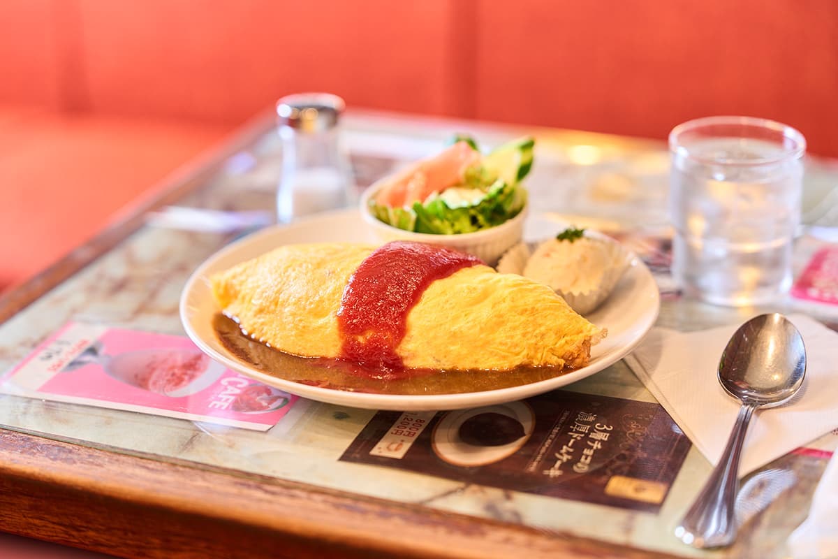 「オムライス〜自家製デミグラスソース〜」1300円