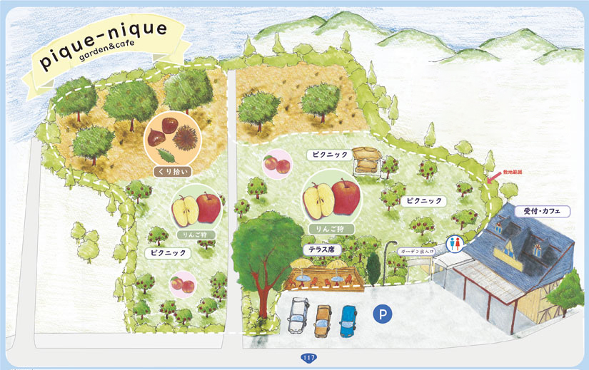 園内マップ(提供／pique-nique)