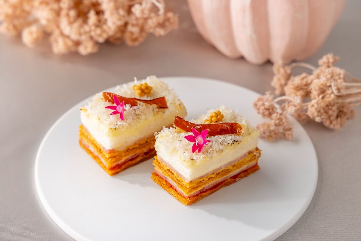 クリスピークロックムッシュ　タスマニアマスタード添え