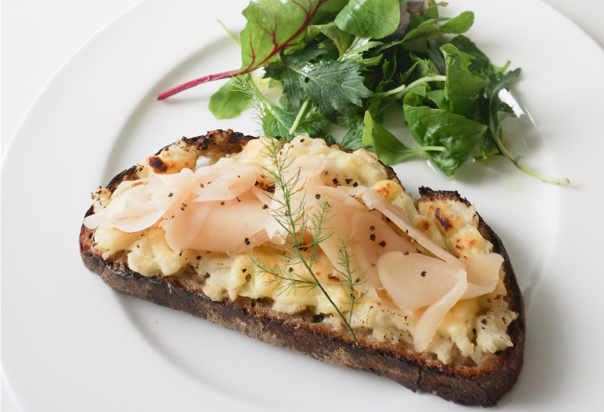 『新生姜のトースト』1000円