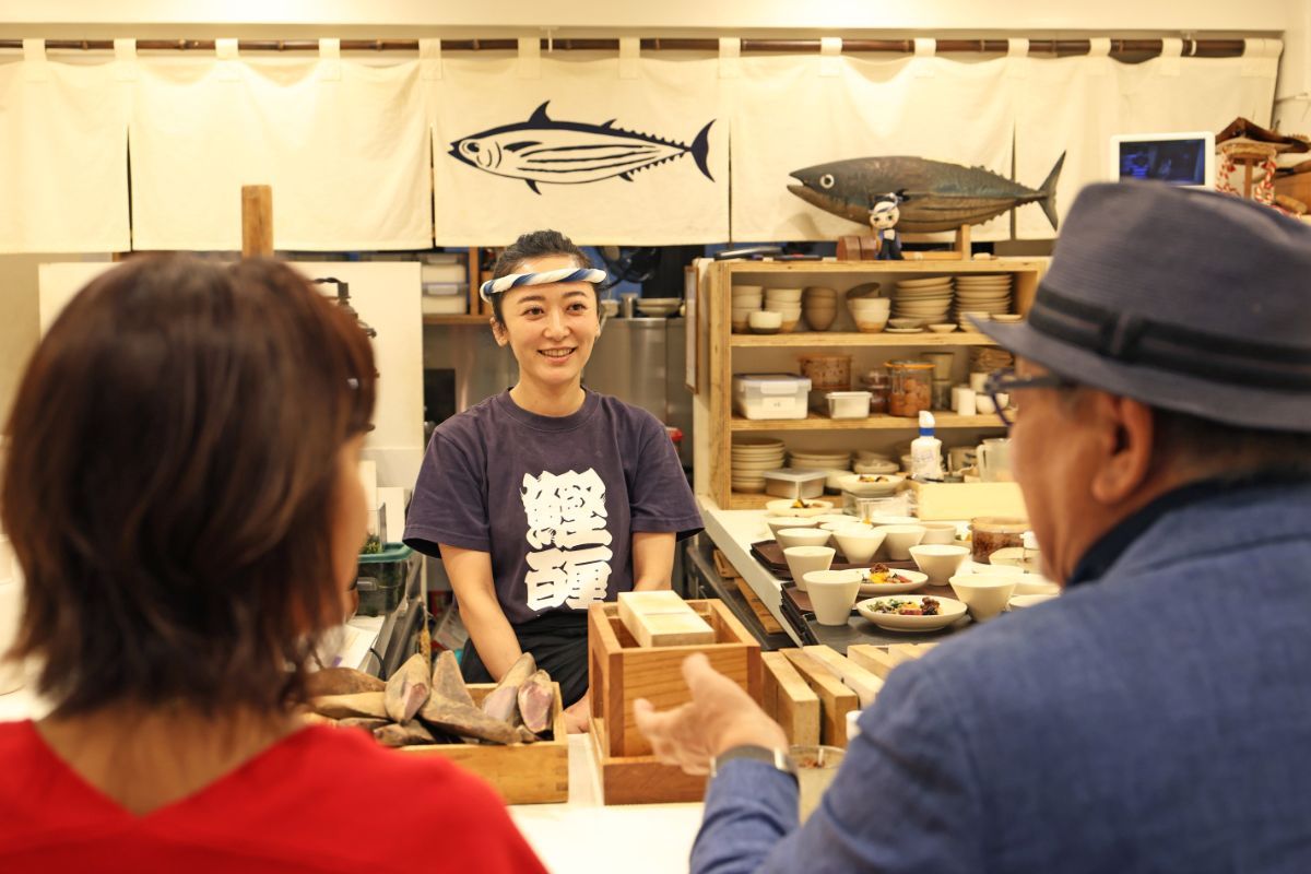 店主、鰹節伝道師・永松真依さん