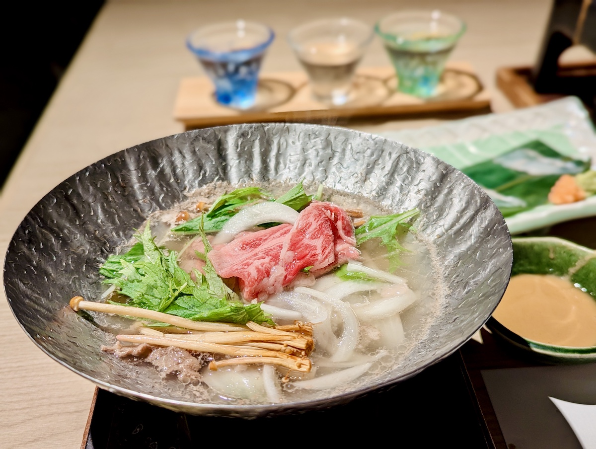 「黒毛和牛しゃぶしゃぶ」