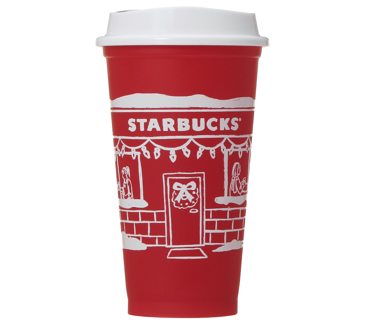 「ホリデー2025リユーザブルカップレッド」473ml 500円