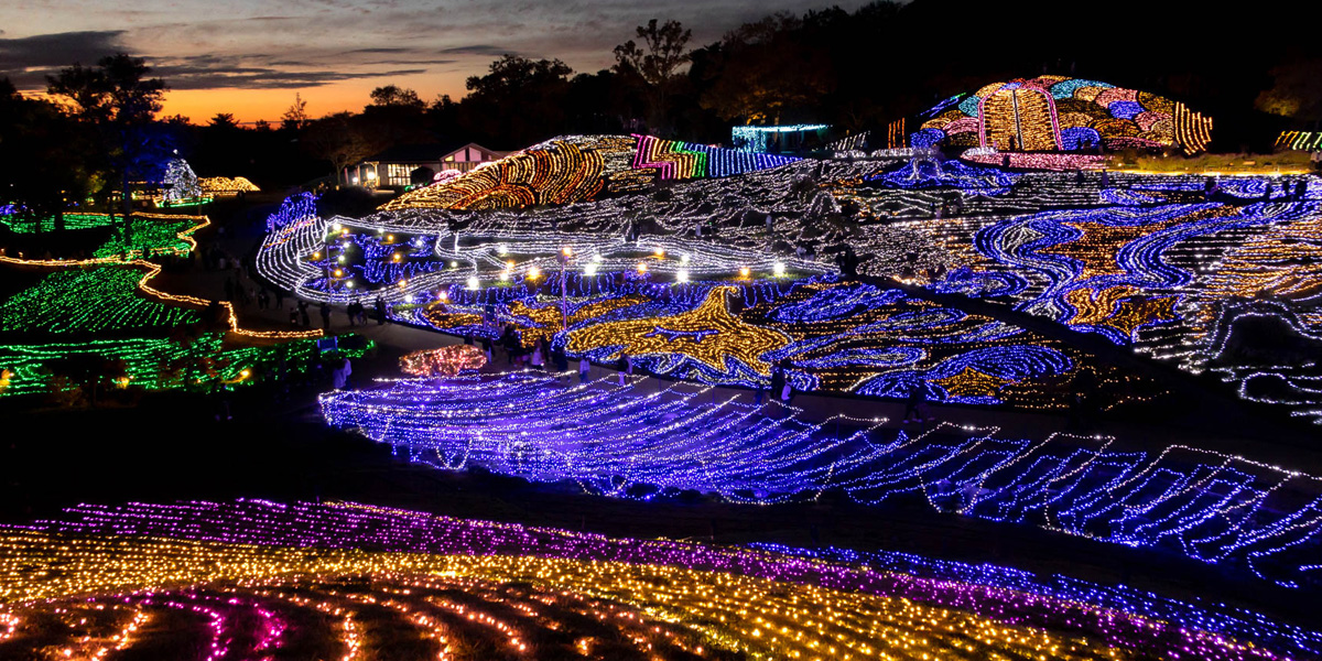 中国・四国のイルミネーション人気ランキングTop 10！ 広島・岡山・香川のクリスマスツリーや花火、雪像ライトアップ！ 2025-2026年最新