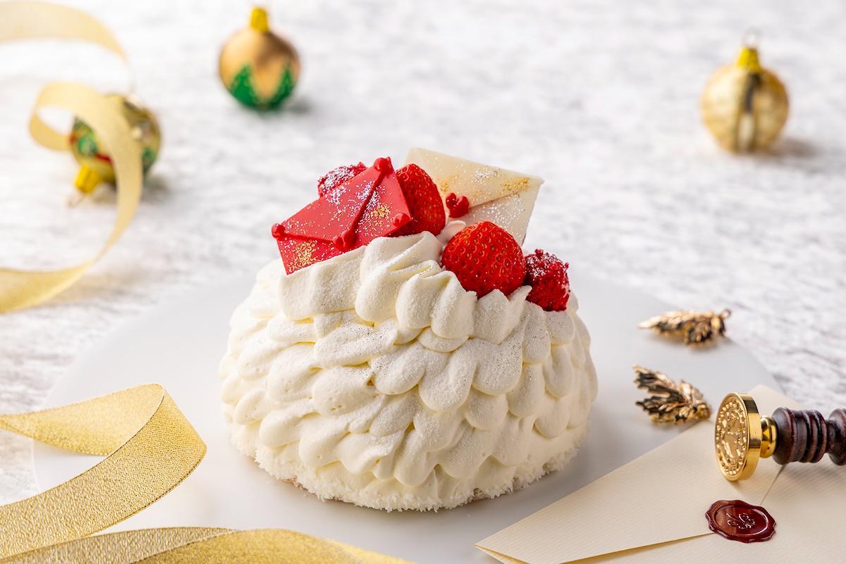 「スパークリングスノーショートケーキ」直径12cm 6372円／15cm 7452円