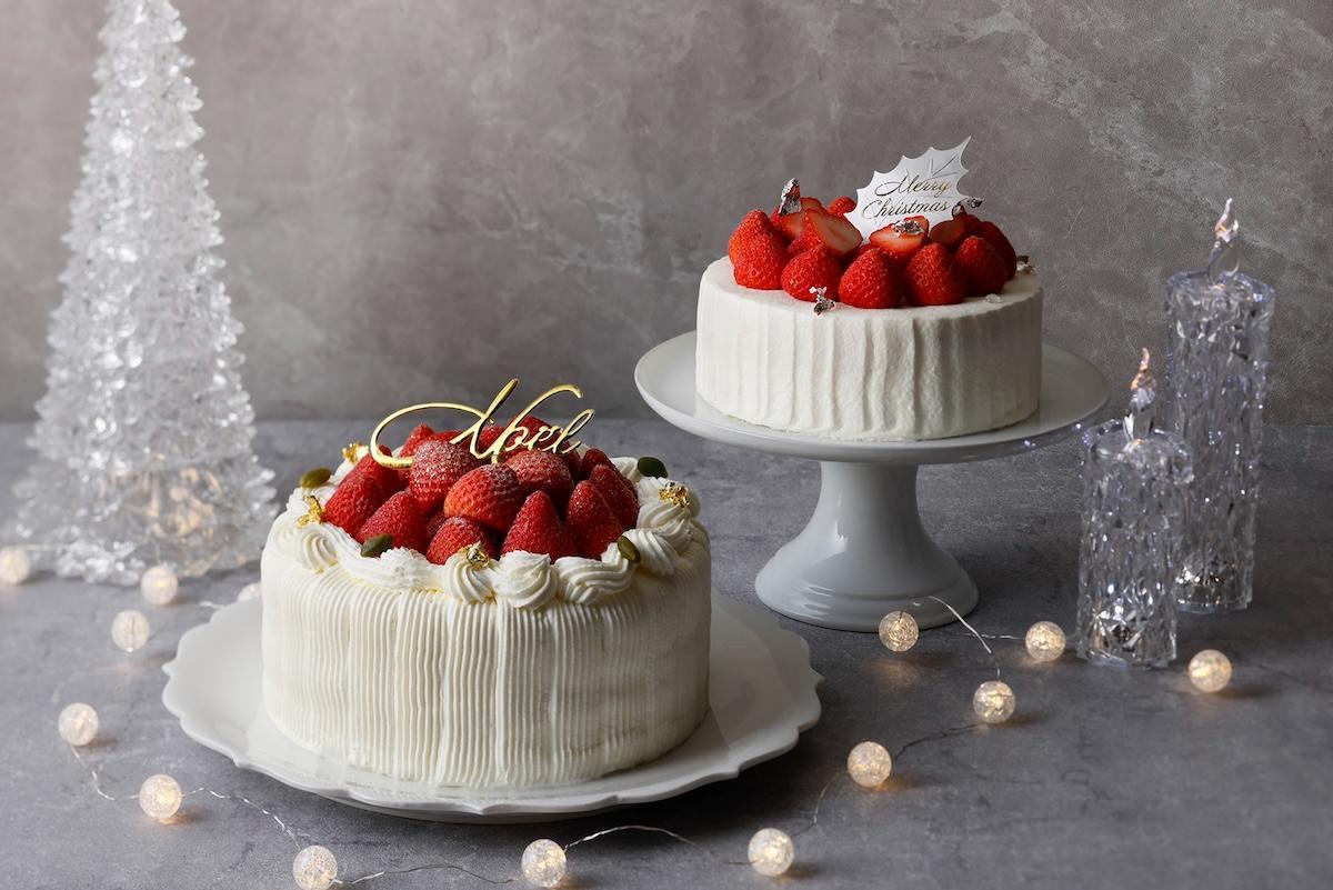 左から「プレミアムガトーフレーズ」直径18cm 10000円、「ガトーフレーズ」直径15cm 7500円