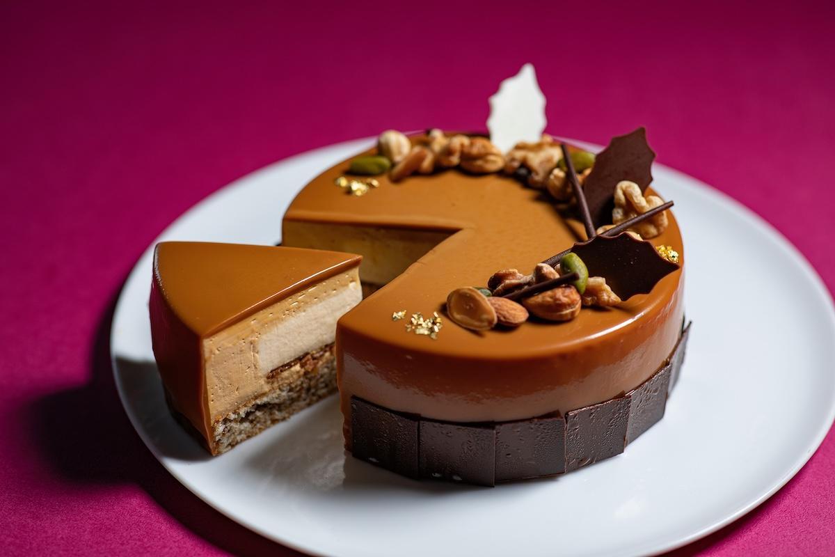 「キャラメルナッツのムースケーキ」直径約15cm 6000円