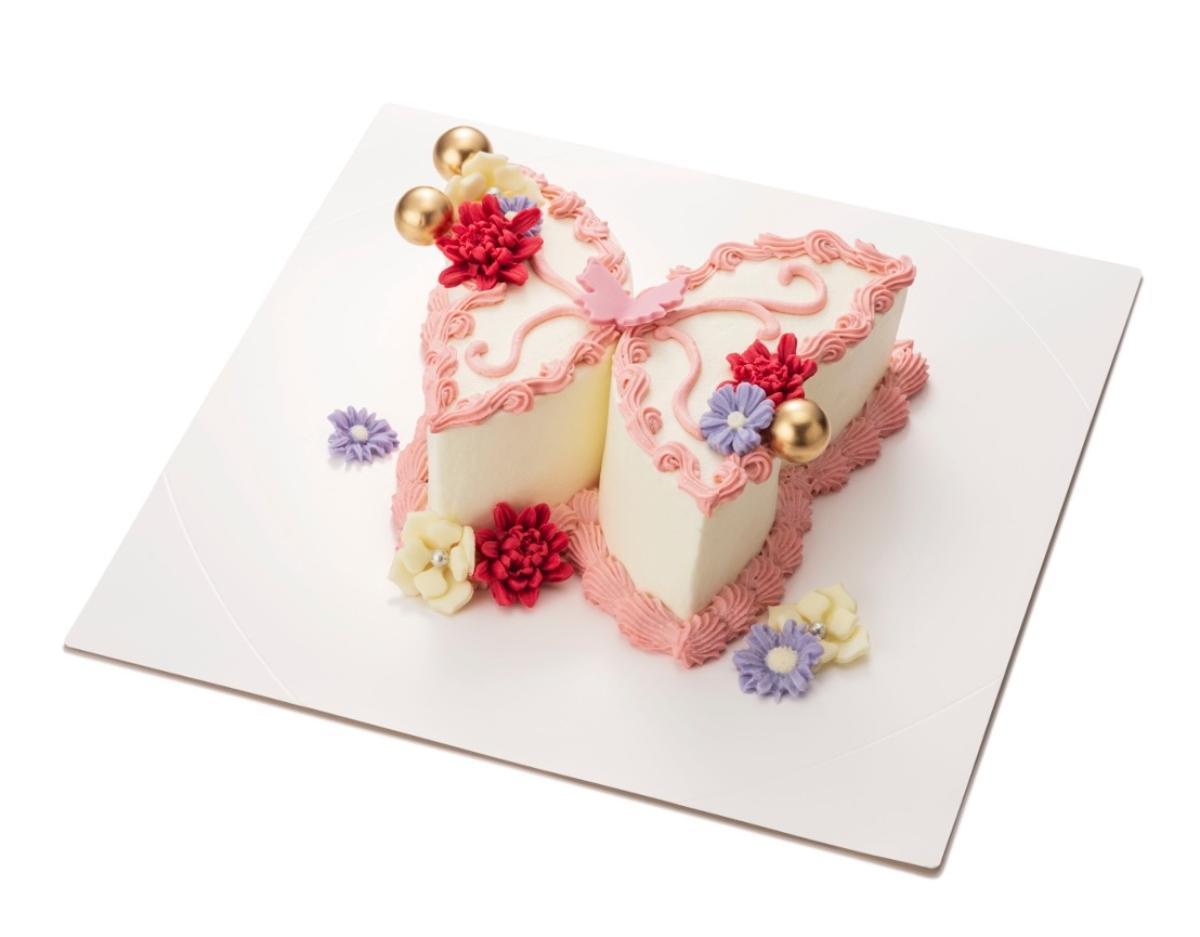 「CONCENT」の「バタフライケーキ」幅約12cm&times;奥行約15cm&times;高さ約6cm 8640円
