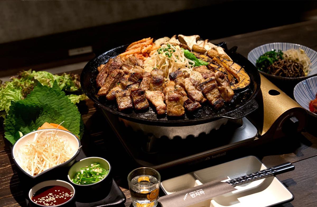 「サムギョプサルセット」1人前1869円