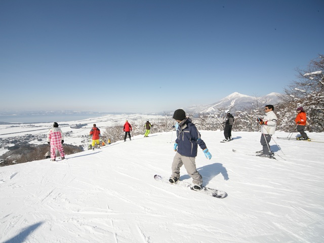 見晴らしのいいゲレンデ