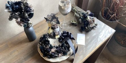 【谷中】真っ黒なパフェが限定登場！ ドライフラワーあふれるリノベカフェ「Lecoin」