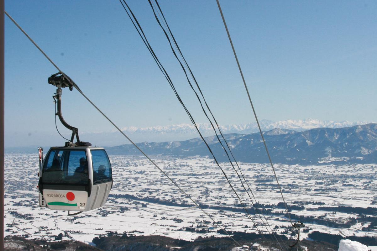 眺望を楽しみながら爽快に滑走できる