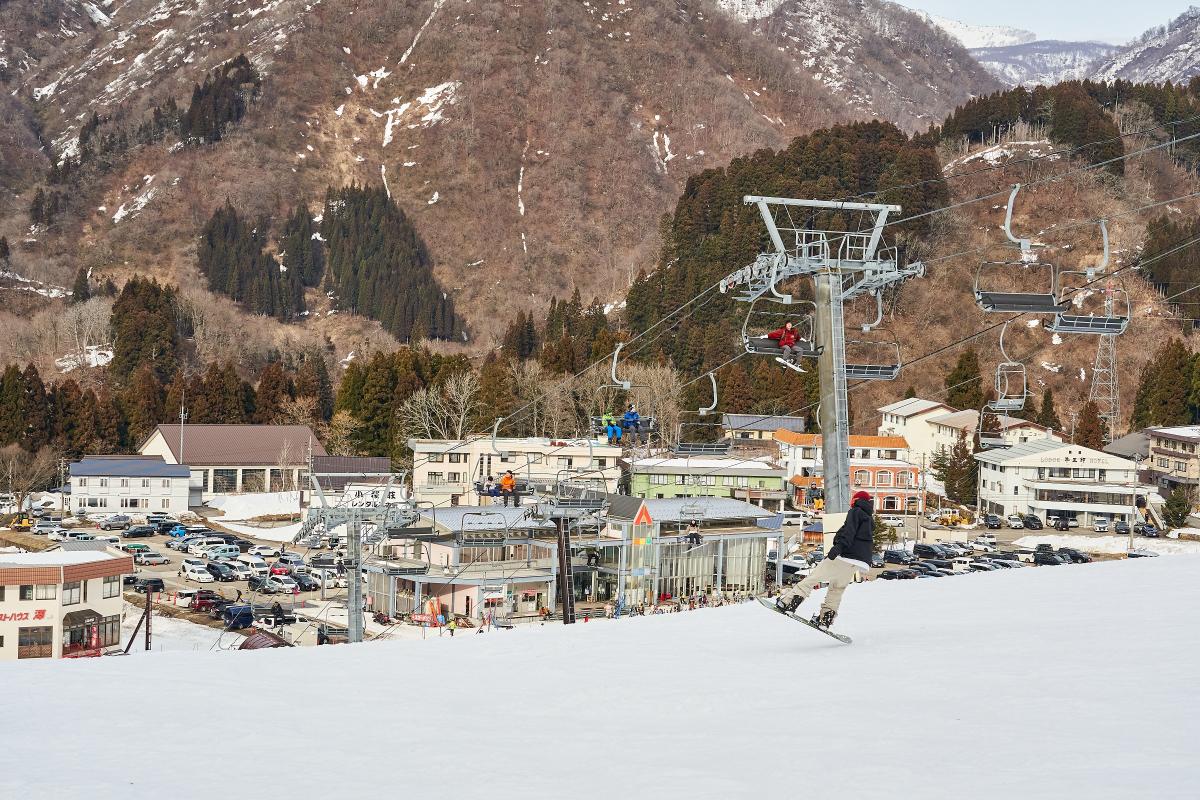 ゲレンデの麓にはキッズパークもある