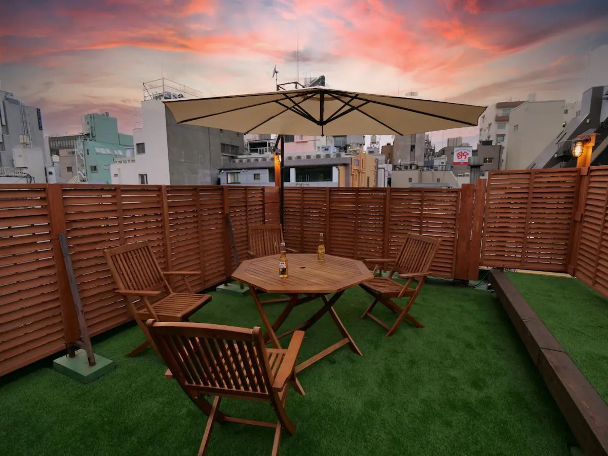 屋上／Photo：Airbnb