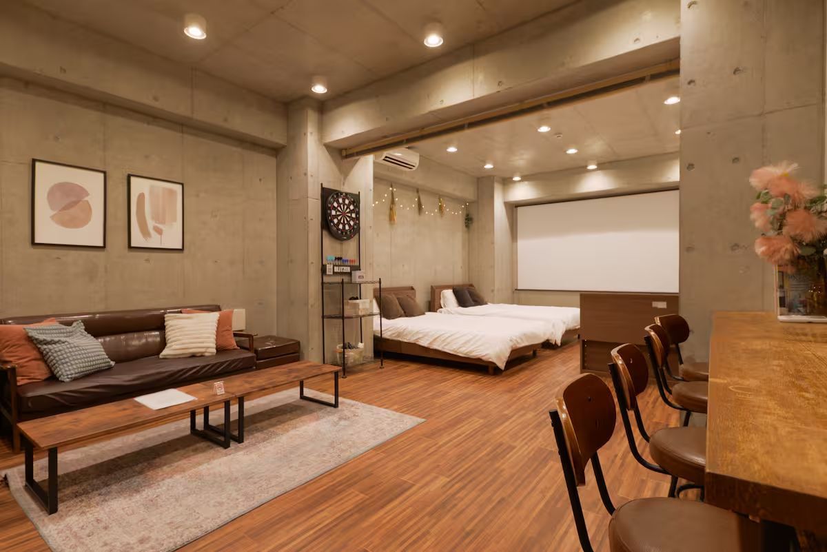 リビング／Photo：Airbnb