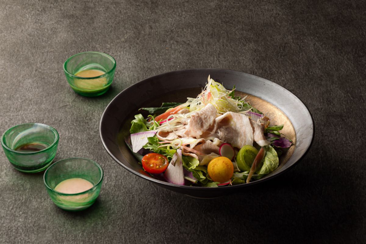 「あぐー豚冷しゃぶサラダ」