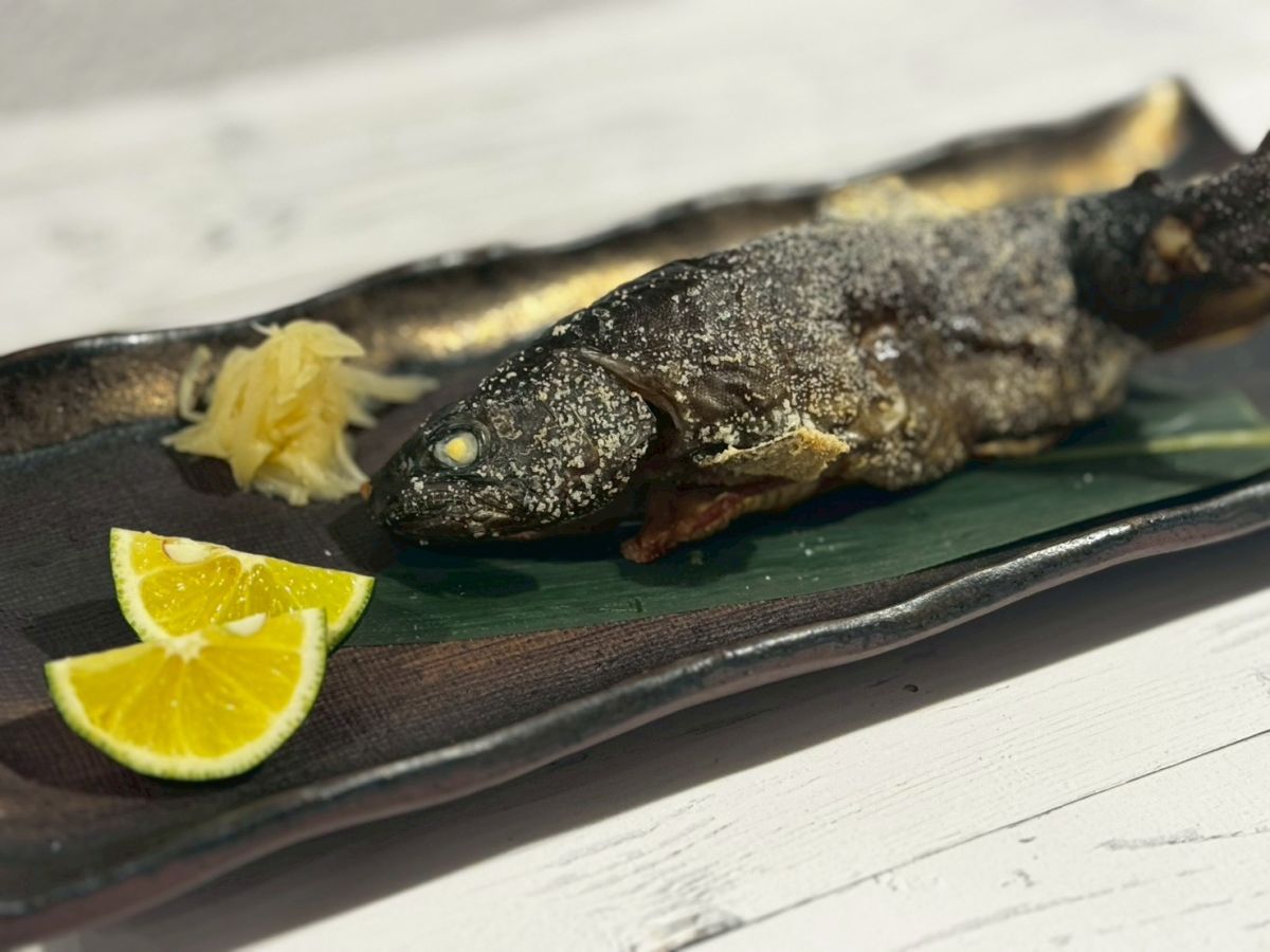 イワナの塩焼き