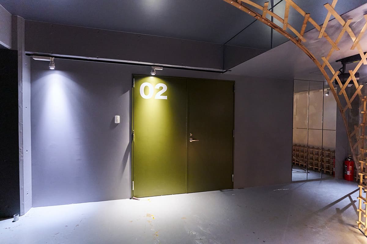 「展示室2」の入り口