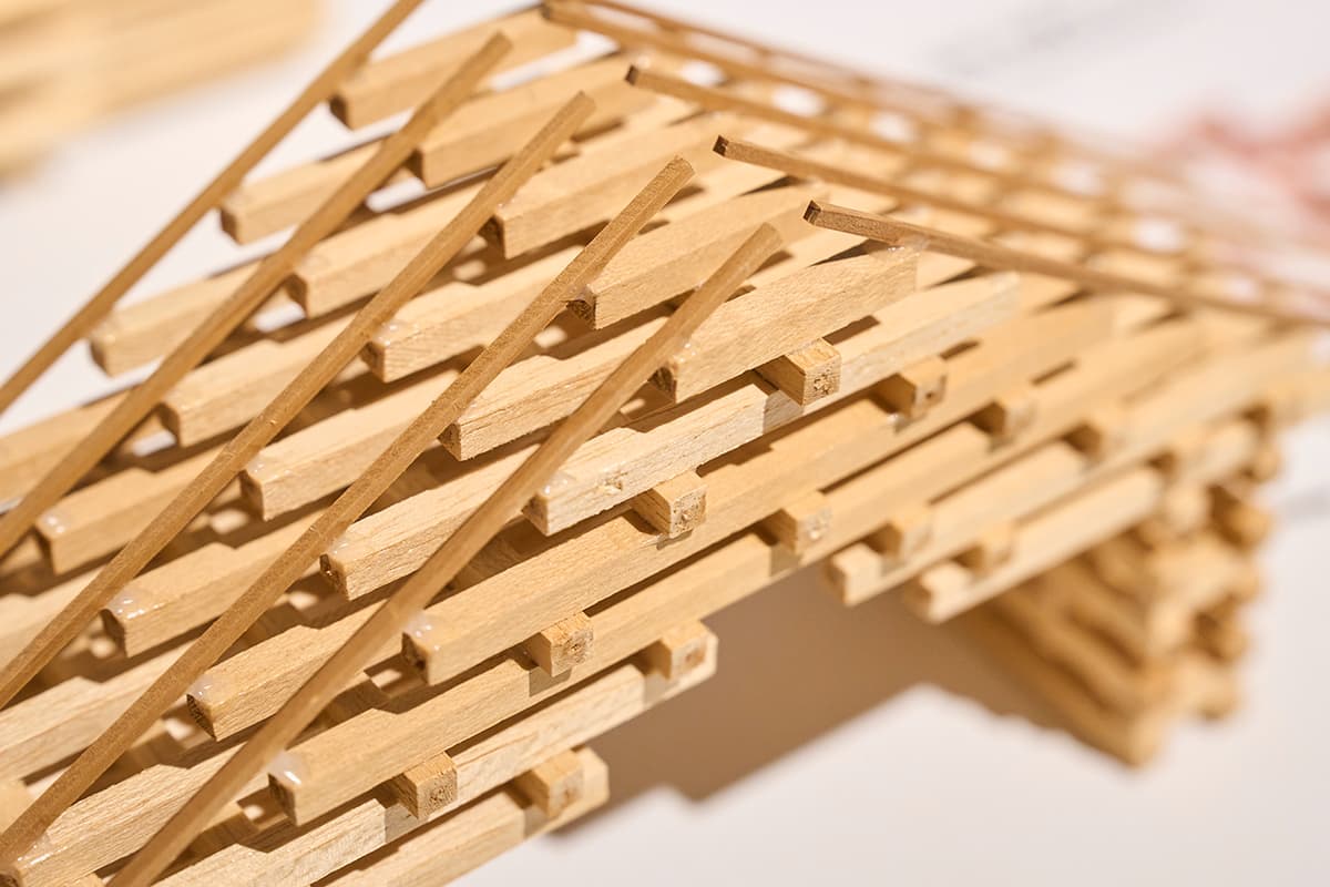 「旧峯山海軍航空基地格納庫」の模型