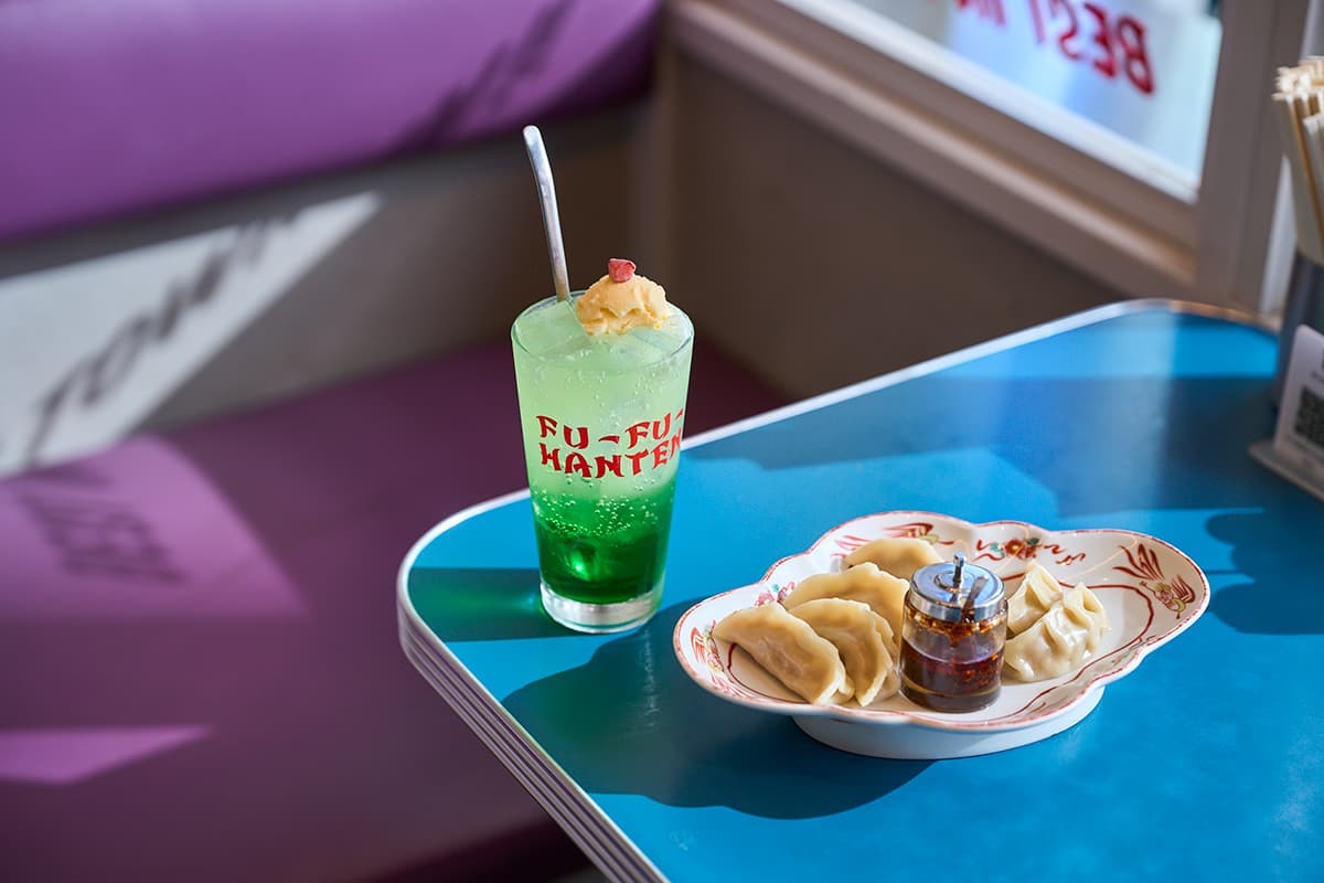 「メロンソーダ」と「水餃子」