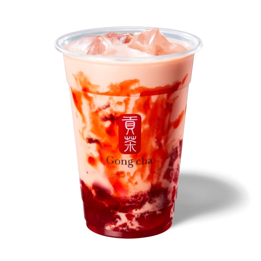 「あまおう®ホリデー ミルクティー」ICED/M　 670円