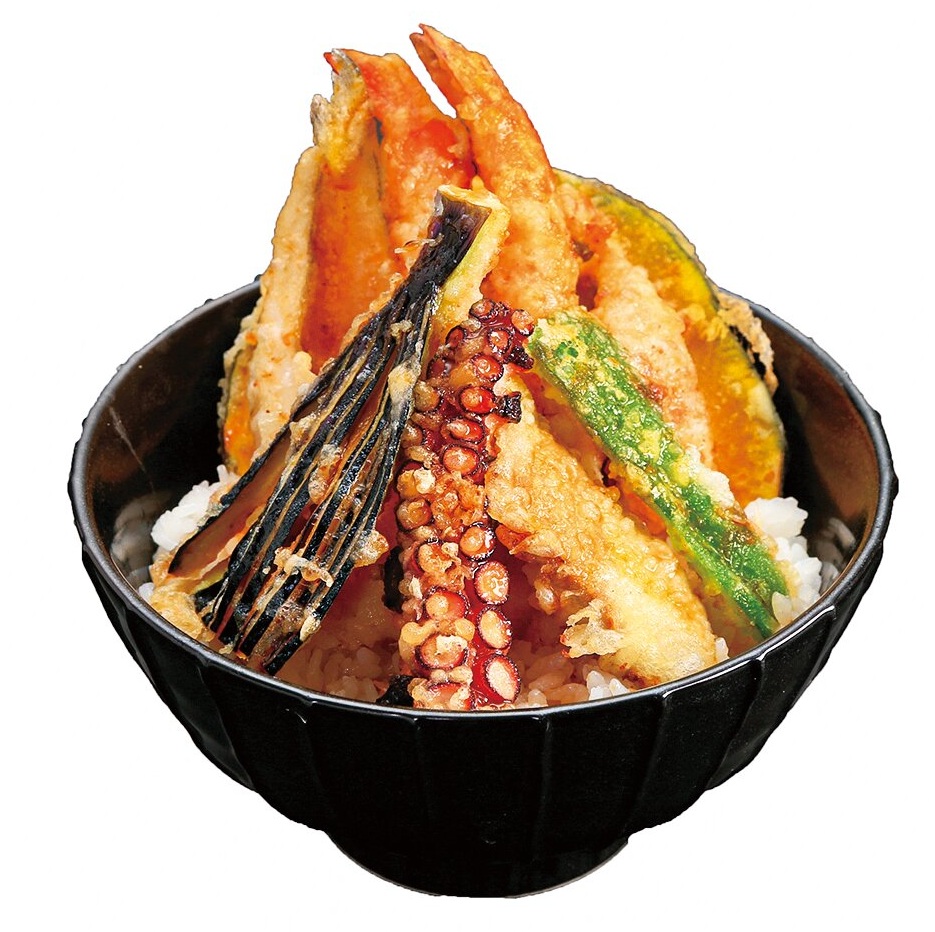 海鮮処海門「八福天丼」1980円