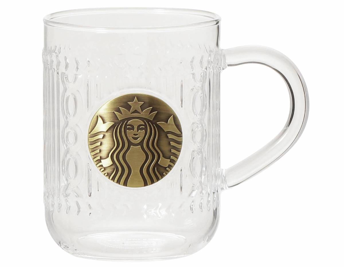 「ホリデー2025耐熱グラスマグメダル」355ml 3100円