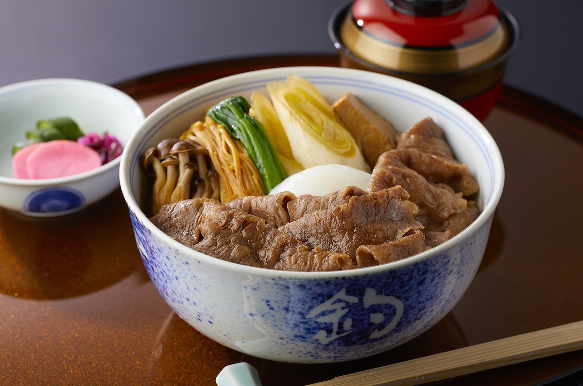 「明治すきやき丼」