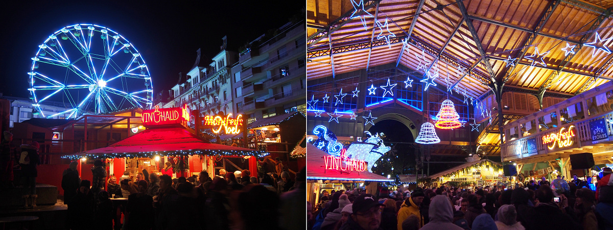 モントルーのクリスマスマーケット