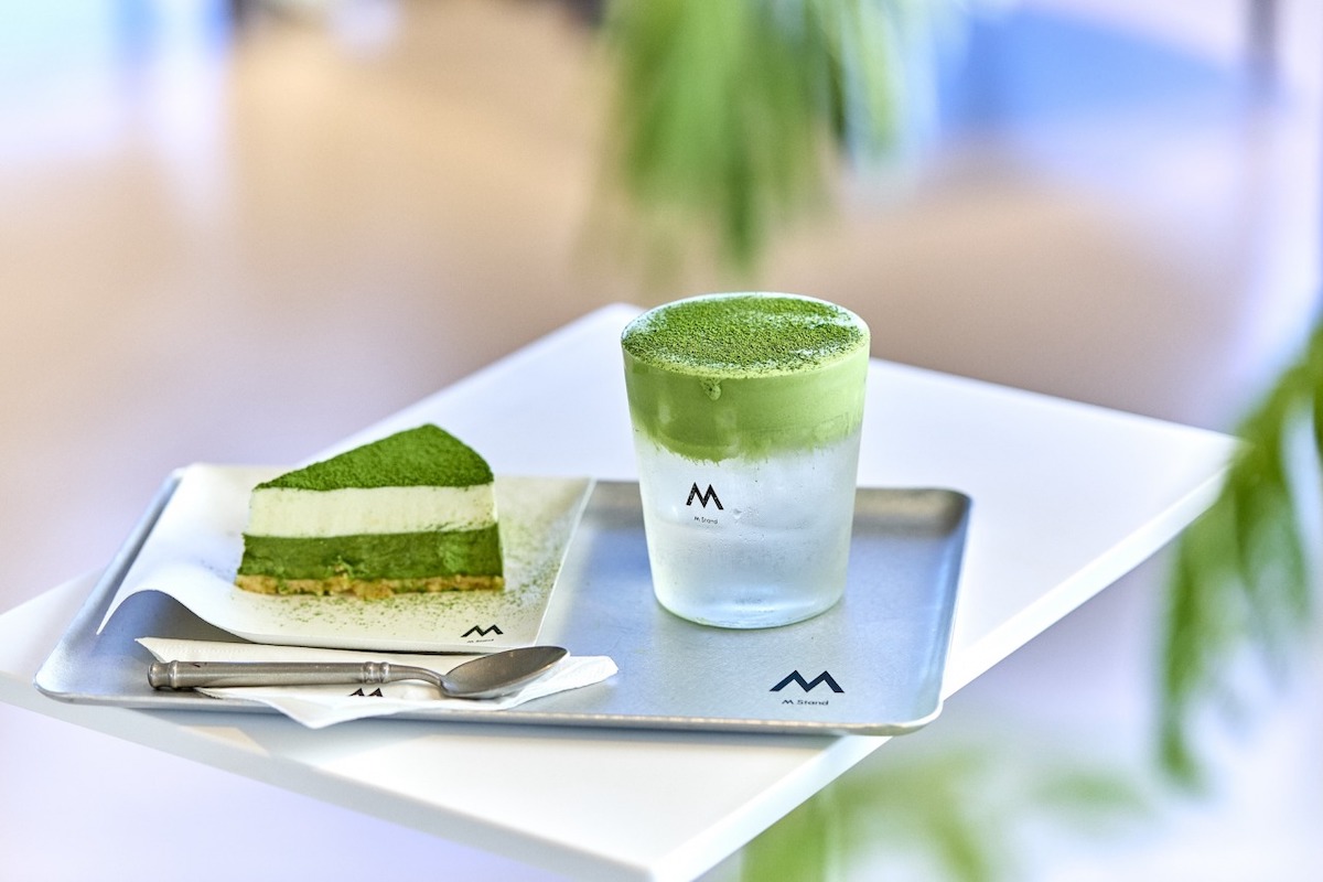 「抹茶レアチーズケーキ」980円／写真提供：M Stand coffee