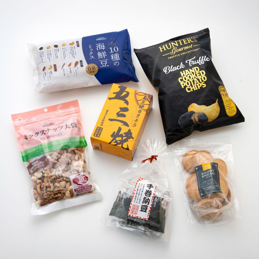 「『菓子部門』おすすめ商品6点詰合せ」5000円