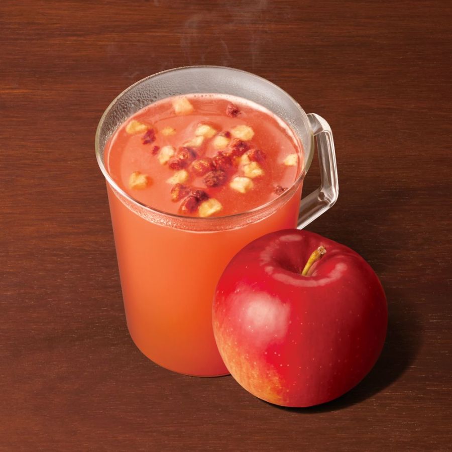 「ホット アップル サイダー」589円（持ち帰り）、600円（店内利用）