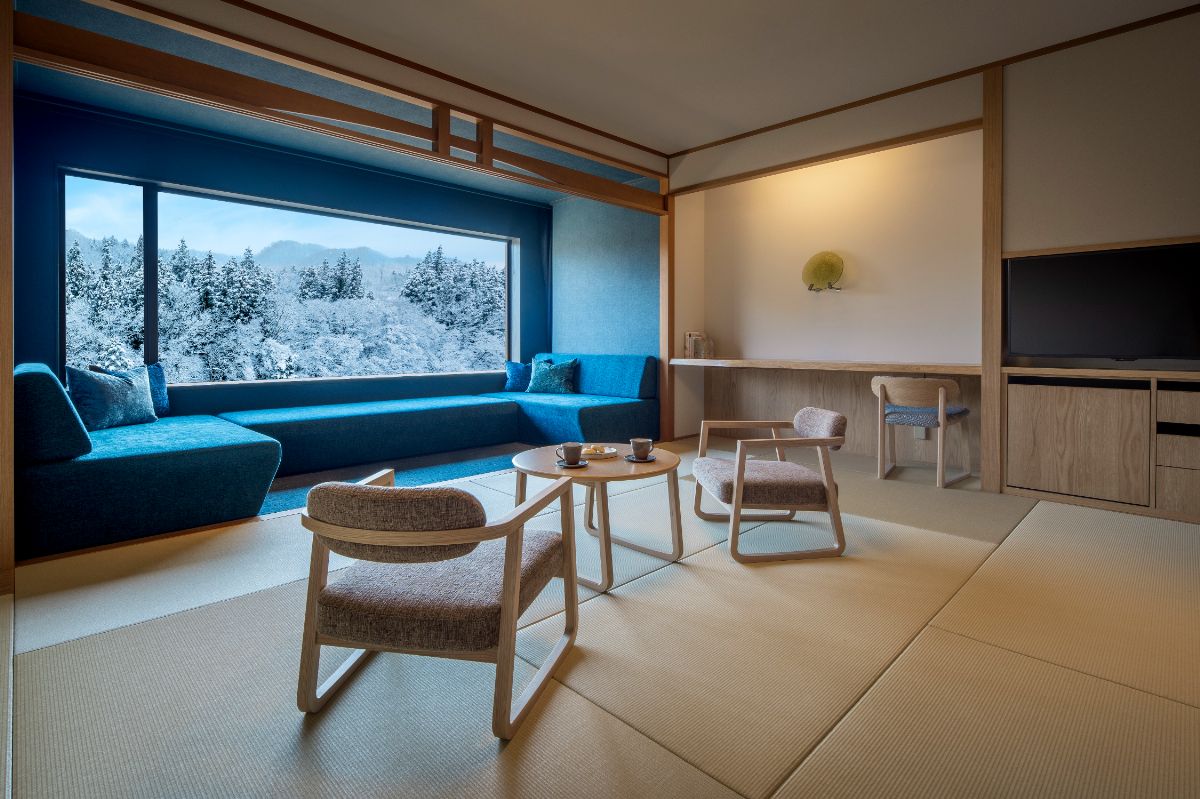 秋保のご当地部屋「紺碧の間」