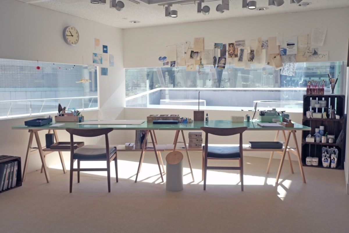 《ミナ ペルホネンのアトリエ》展示風景