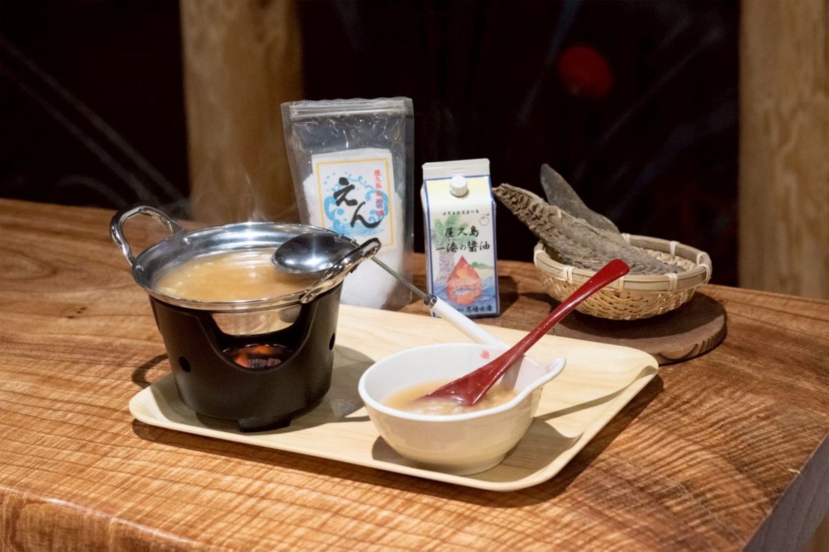 完成した「サバ節（本枯節）の雑炊」