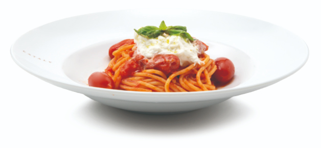 「スパゲッティ イータリー ストラッチャテッラのせ」2180円