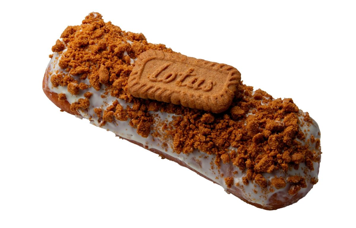 『ホワイトチョコロングジョンカラメルビスケット(WHITE CHOCOLATE LONG JOHN W/CARAMEL BISCUIT)』 550円