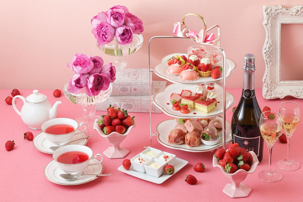 あまおうアフタヌーンティーセット ~赤い宝石~