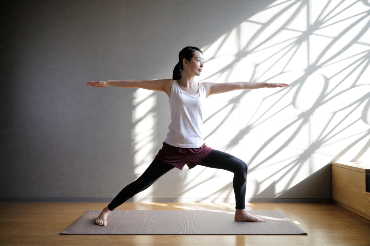 深呼吸ストレッチイメージ