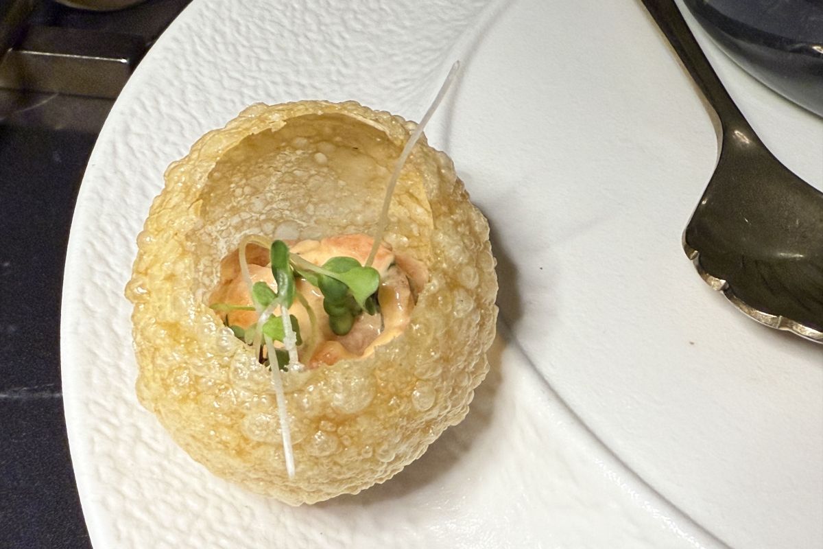 「サーモンのパニプリ」