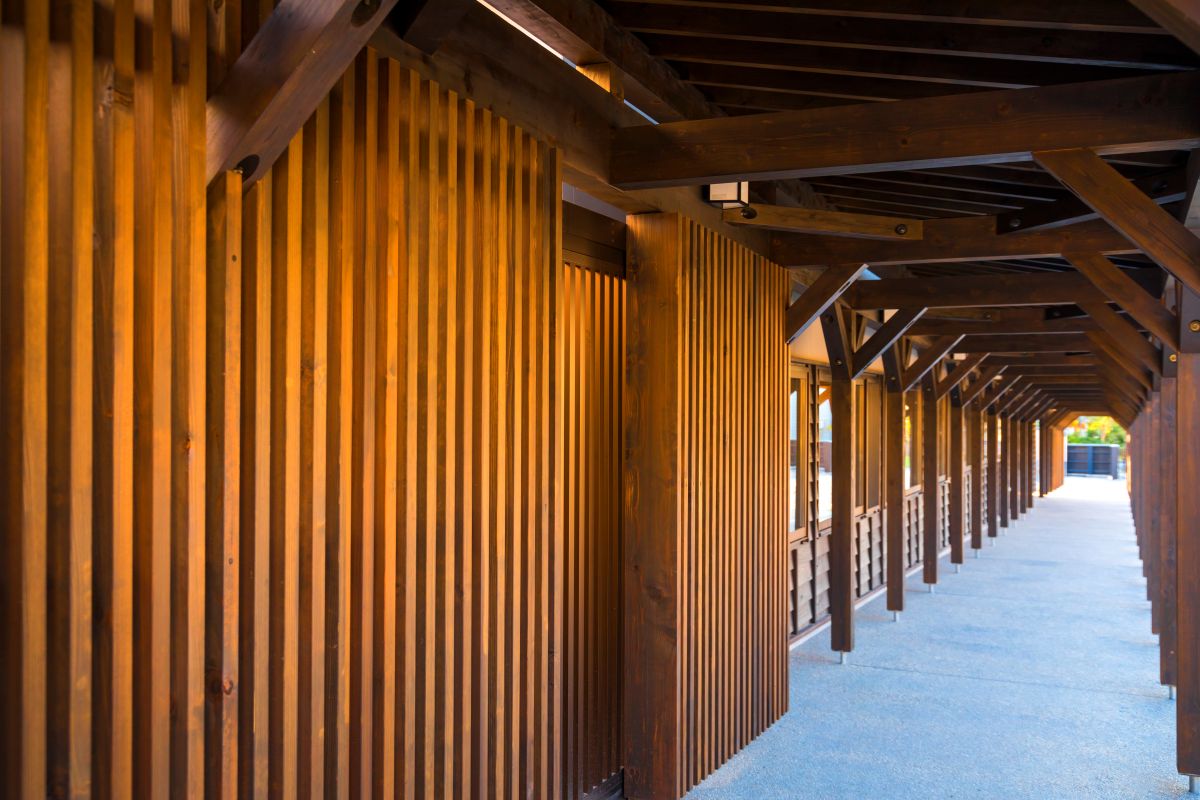 界　アルプスの雁木通り