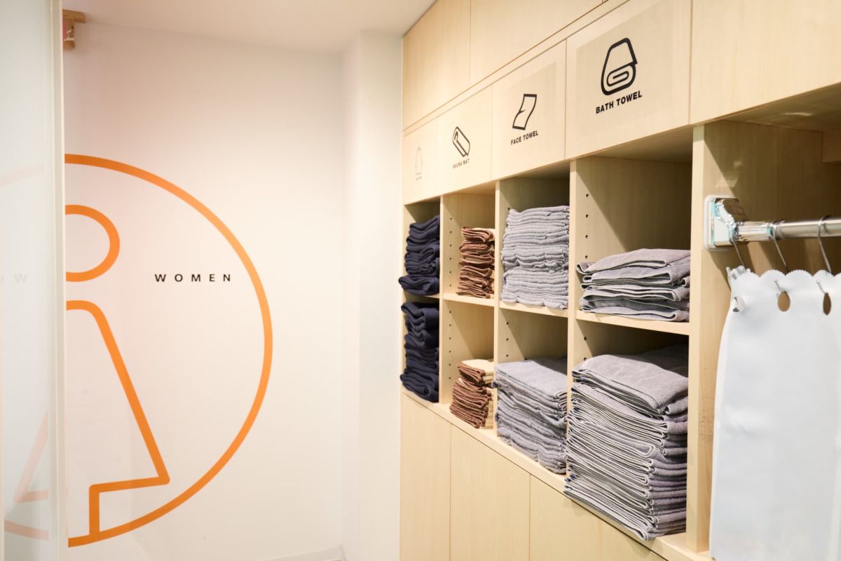 女性エリアの入り口