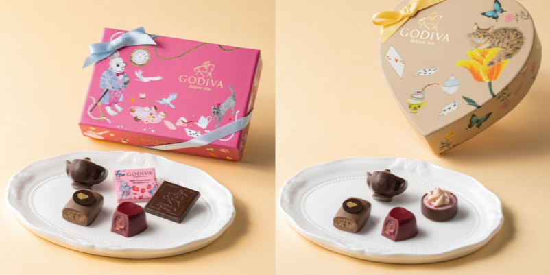 【ゴディバ新作】2026年バレンタインのテーマは『不思議の国のアリス』！甘くてかわいいコレクションを発売