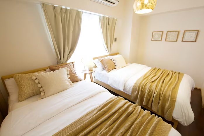 寝室／Photo：Airbnb