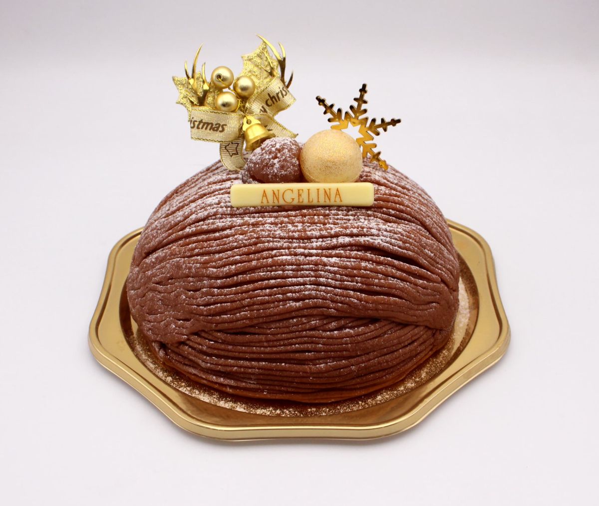 「モンブラン・ド・ノエル」5400円（税込）直径15cm（3〜４名様分）