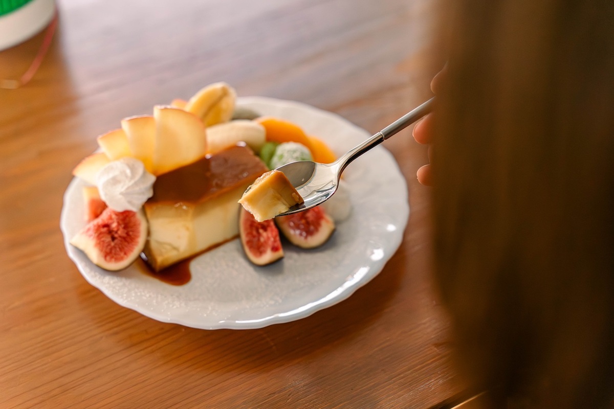 プリンアラモード